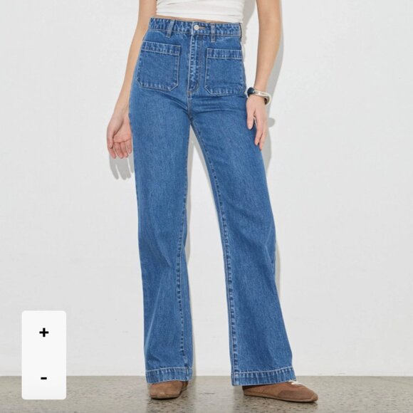 ROLLA'S Sailor Jean - Ashley Blue Size 25 - Picture 1 of 10